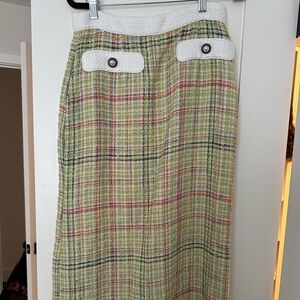 Asos beautiful tweed maxi skirt. Brand new. Size M